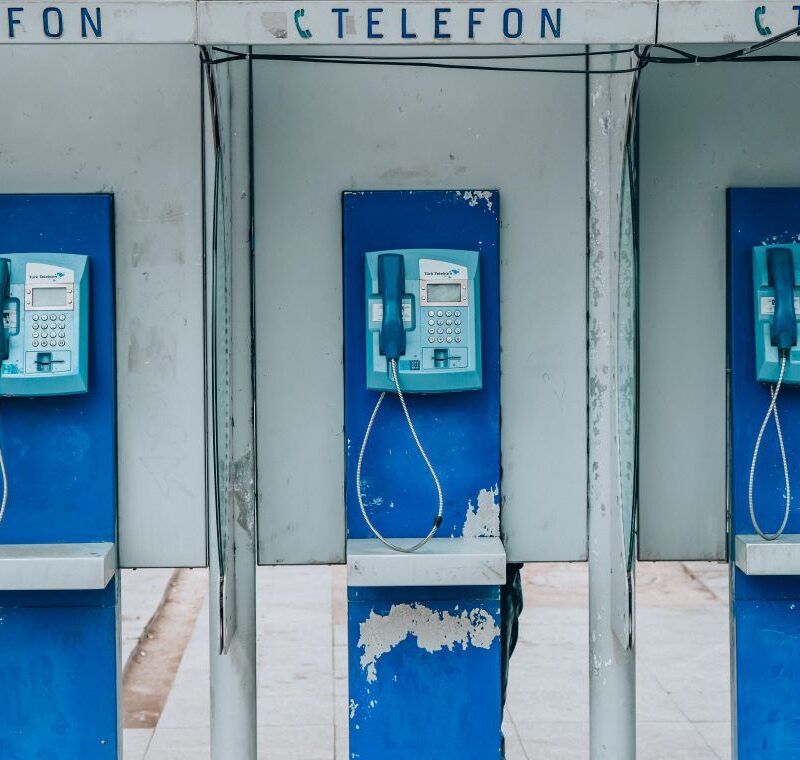 photo de téléphones publics