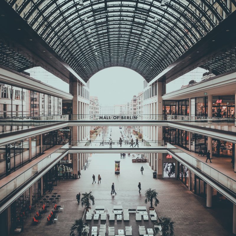 photo d'un centre commercial