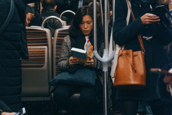 photo d'un metro bondé