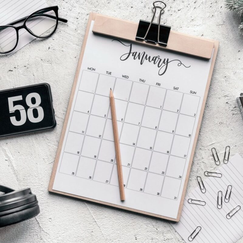 photo calendrier