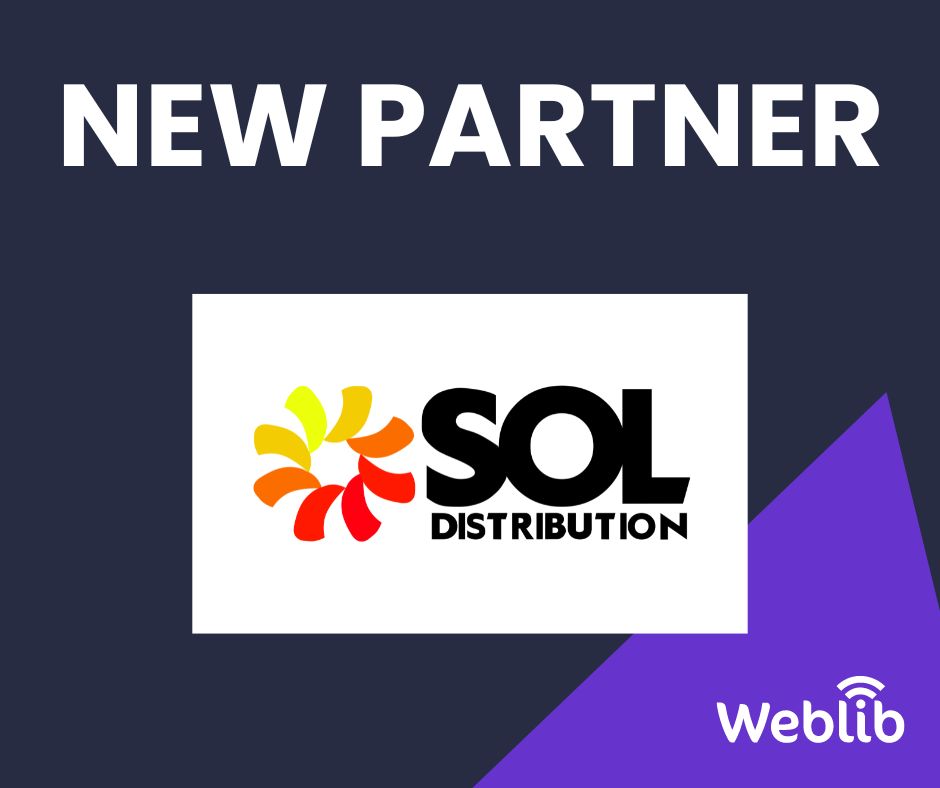 Weblib auf internationaler Ebene mit einem neuen Partner: Sol Distribution